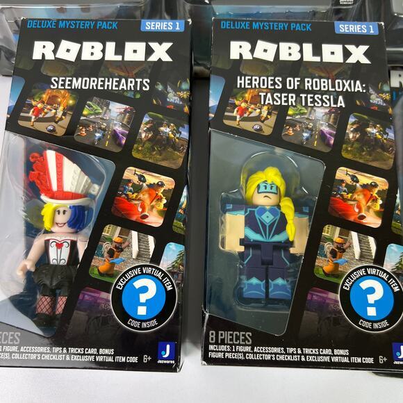 ROBLOX Toys Lot of 6 Figurines Open Box Damaged Box Missing Pieces - Picture 2 of 16